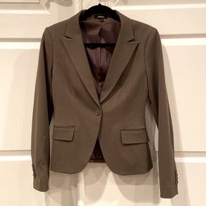 Light Brown Lined Suit Jacket